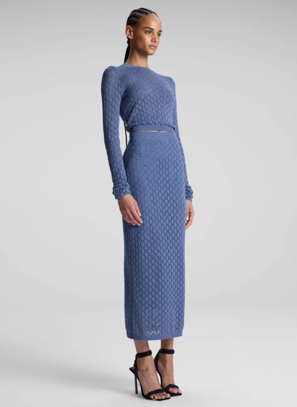 Women A.L.C. Bottoms | Skirts>Addison Pointelle Knit Skirt