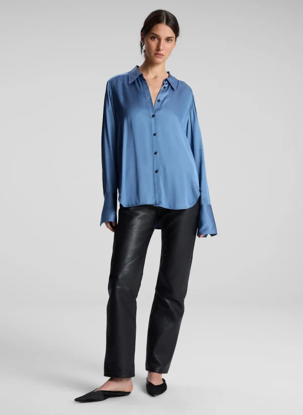 Women A.L.C. Tops>Aiden Satin Top