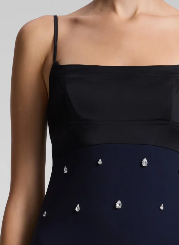 Women A.L.C. Dresses>Alana Embellished Midi Dress