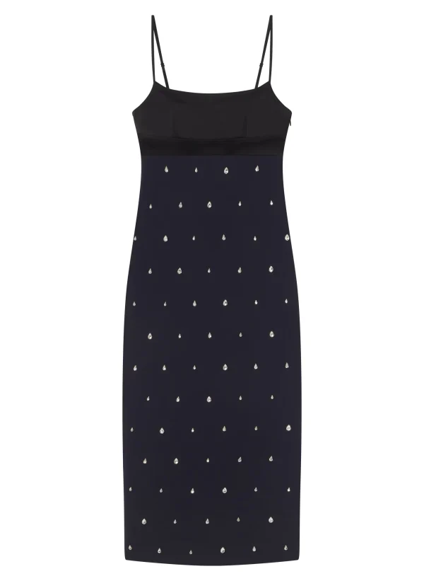 Women A.L.C. Dresses>Alana Embellished Midi Dress