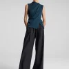 Women A.L.C. Tops>Amira Ruched Sleeveless Top