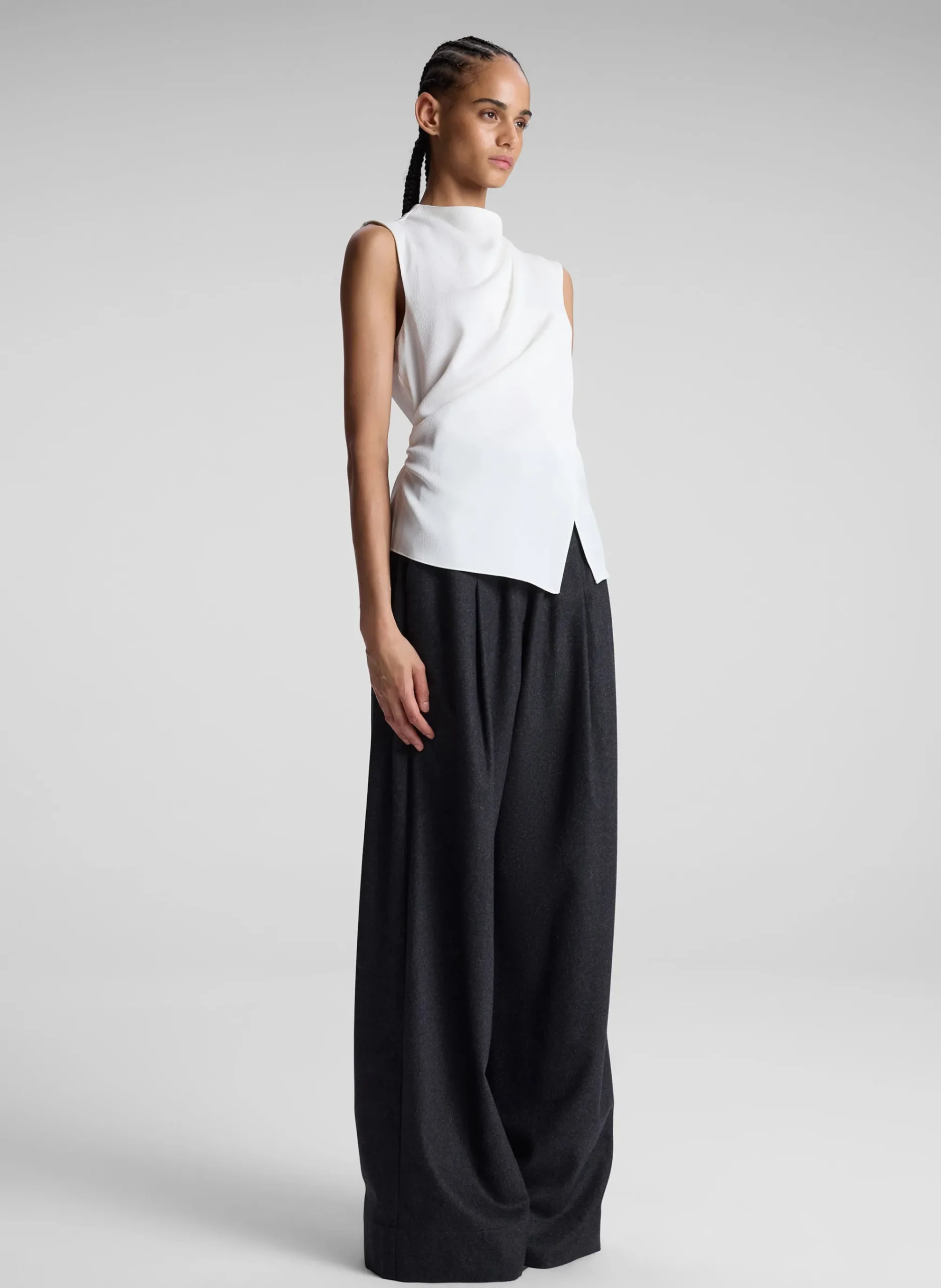 amira_ruched_sleeveless_t_3.webp Women A.L.C. Tops>Amira Ruched Sleeveless Top