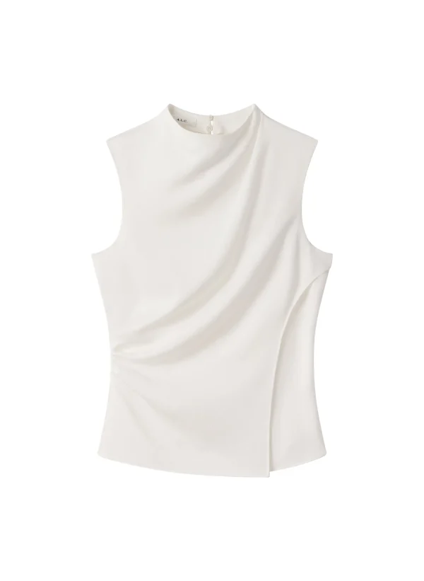 Women A.L.C. Tops>Amira Ruched Sleeveless Top