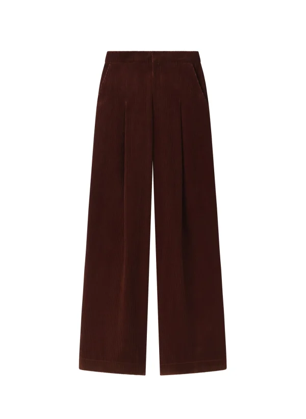 Women A.L.C. Bottoms>Andrew Wide Leg Corduroy Pant
