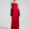 Women A.L.C. Dresses>Ani Strapless Satin Gown
