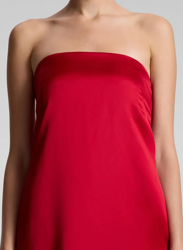 Women A.L.C. Dresses>Ani Strapless Satin Gown