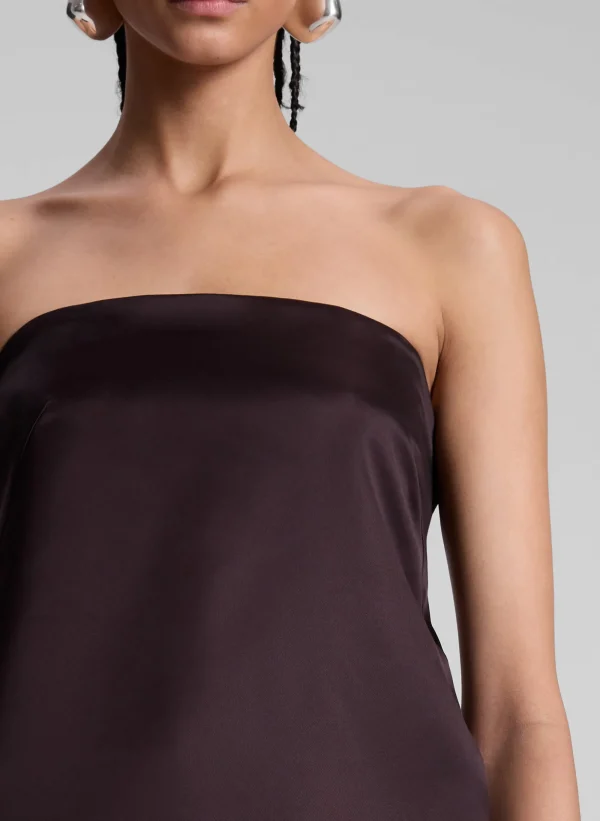 Women A.L.C. Tops>Ani Strapless Satin Top