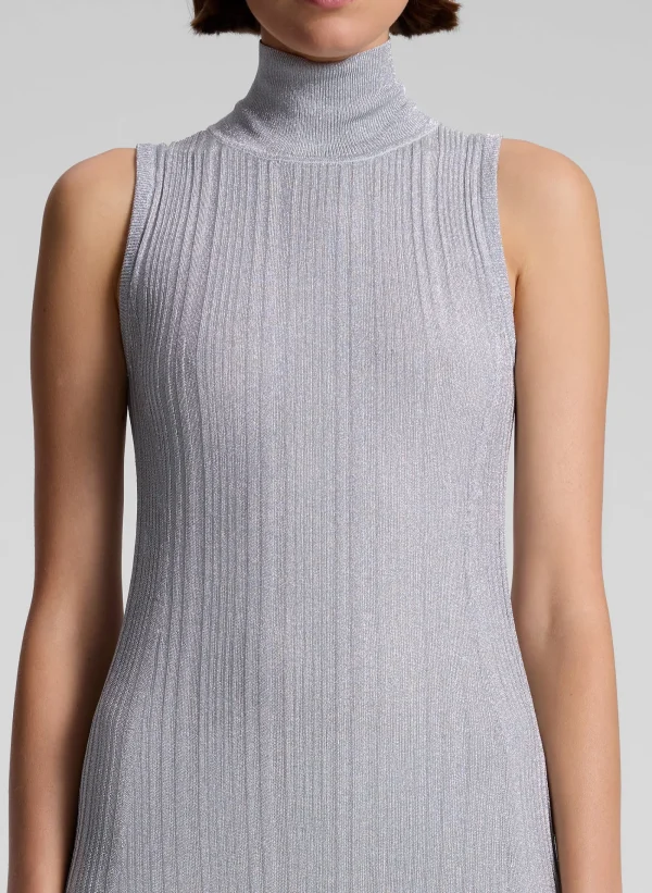 Women A.L.C. Dresses | Knitwear>Arden Metallic Knit Maxi Dress