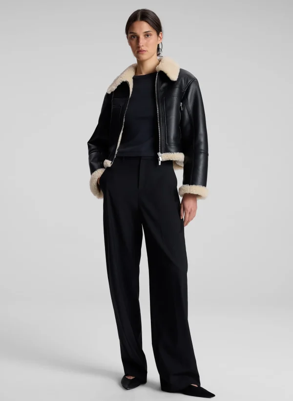 Women A.L.C. Jackets & Coats>Avery Faux Shearling Jacket
