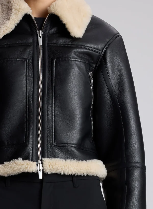 Women A.L.C. Jackets & Coats>Avery Faux Shearling Jacket