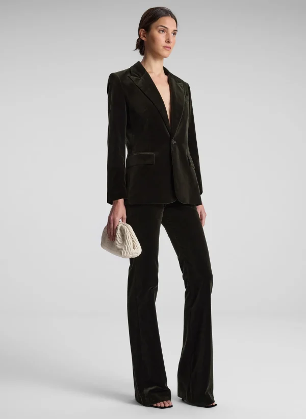 Women A.L.C. Jackets & Coats | Suits>Ben Velvet Tailored Jacket