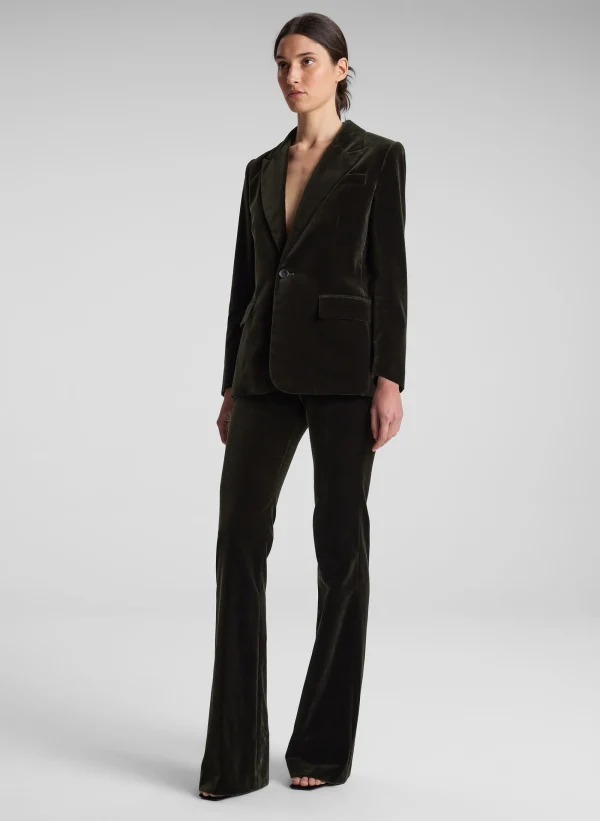 Women A.L.C. Jackets & Coats | Suits>Ben Velvet Tailored Jacket