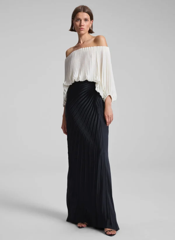 Women A.L.C. Bottoms | Skirts>Bianca Pleated Maxi Skirt