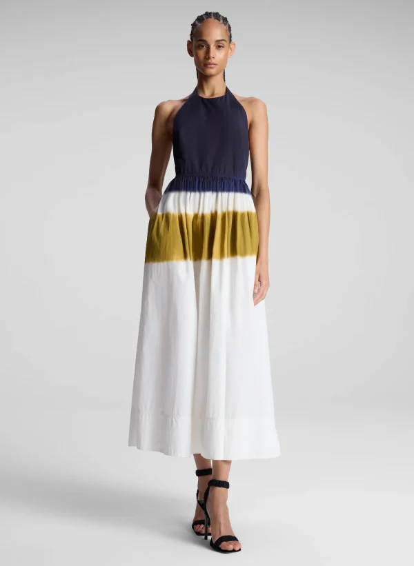 Women A.L.C. Dresses>Blake Dip Dye Midi Dress