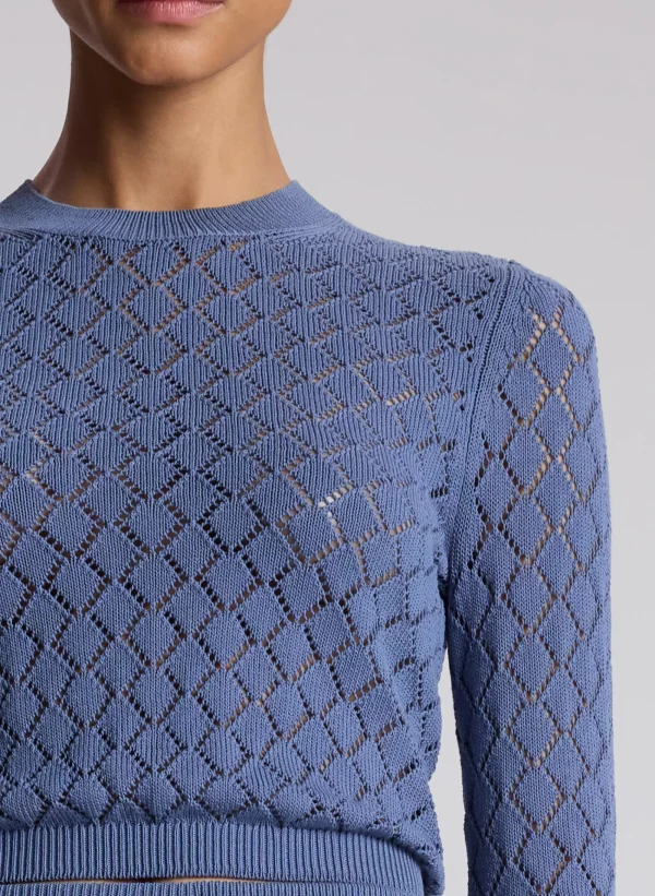 Women A.L.C. Tops | Knitwear>Brandi Pointelle Knit Top