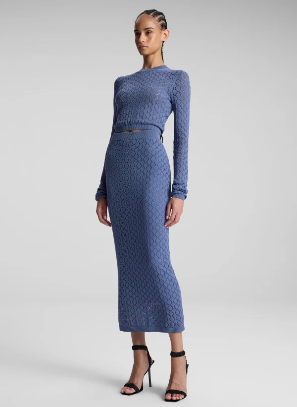 Women A.L.C. Tops | Knitwear>Brandi Pointelle Knit Top