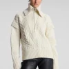 Women A.L.C. Tops | Sweaters>Callie Merino Cable Knit Sweater