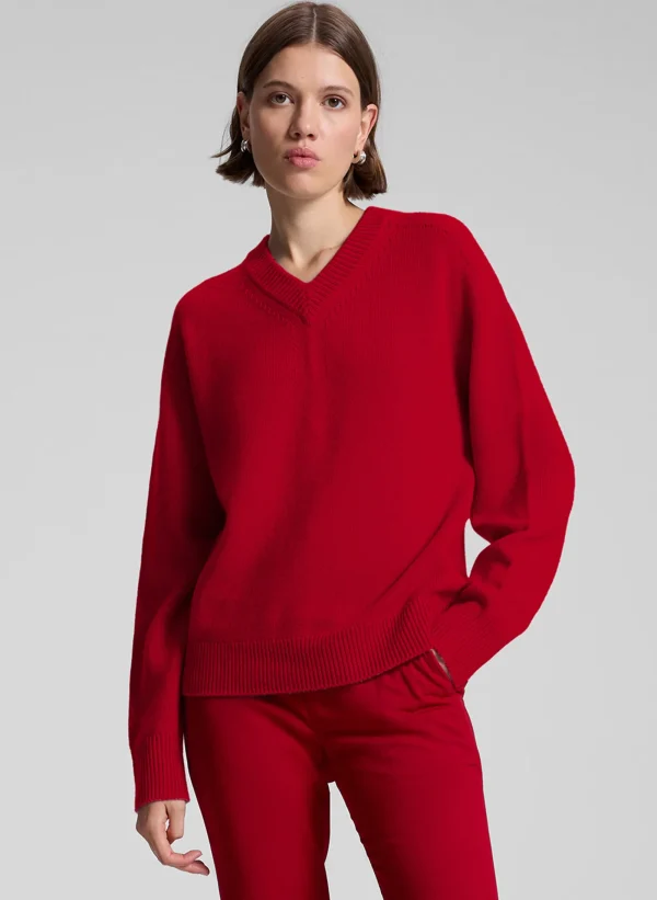 Women A.L.C. Tops | Sweaters>Calven Cashmere V Neck Sweater