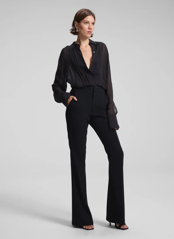 Women A.L.C. Tops>Camden Tux Silk Top