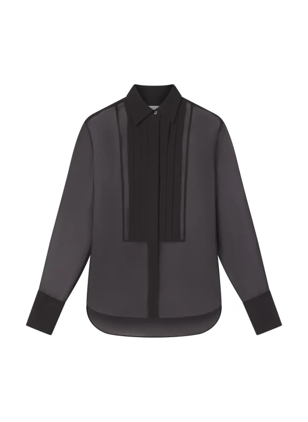 Women A.L.C. Tops>Camden Tux Silk Top