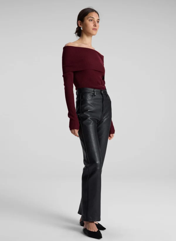 Women A.L.C. Bottoms>Cameron Leather Pant