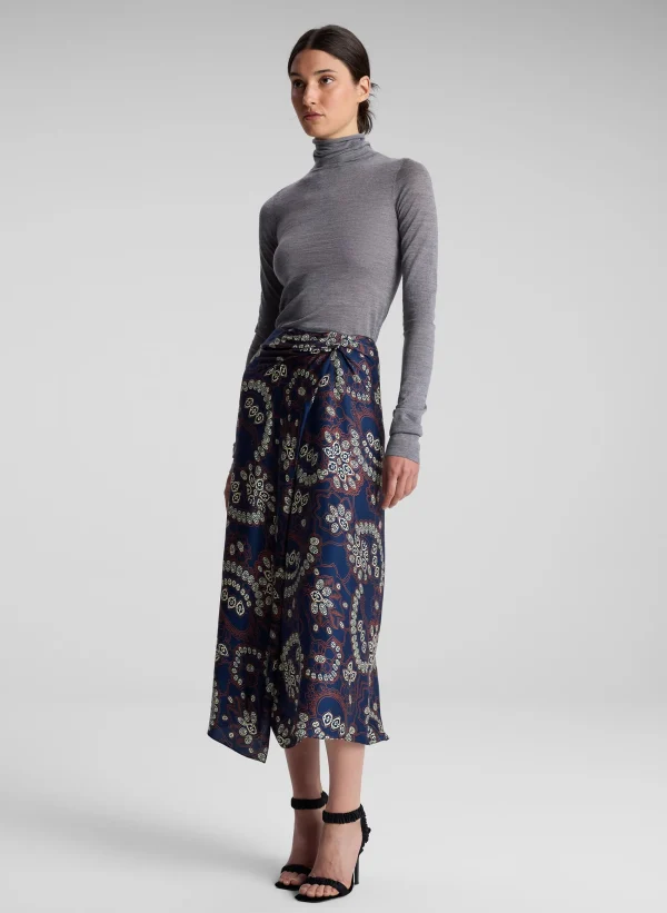 Women A.L.C. Bottoms | Skirts>Clara Printed Midi Skirt