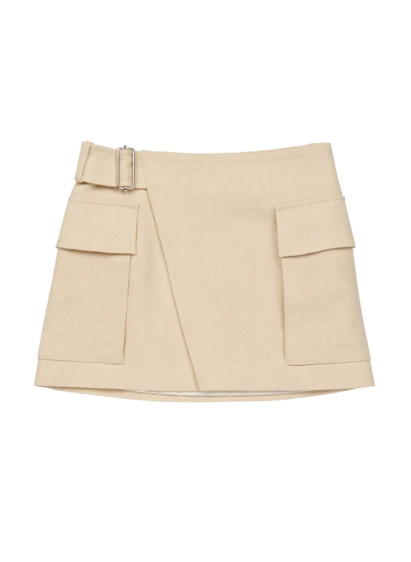 Women A.L.C. Bottoms | Skirts>Conan Linen Mini Skirt