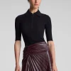 Women A.L.C. Tops | Knitwear>Cooper Fine Cotton Ribbed Top