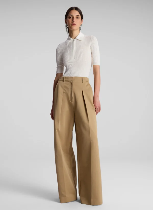 Women A.L.C. Tops>Cooper Fine Cotton Ribbed Top