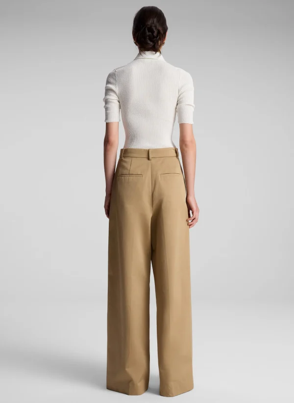 Women A.L.C. Tops>Cooper Fine Cotton Ribbed Top