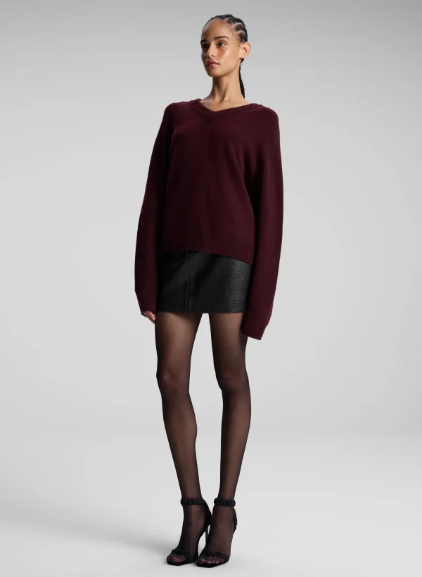 Women A.L.C. Bottoms | Skirts>Cowan Leather Mini Skirt