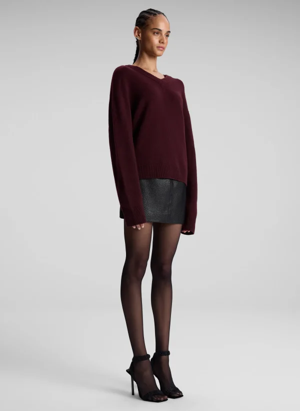 Women A.L.C. Bottoms | Skirts>Cowan Leather Mini Skirt