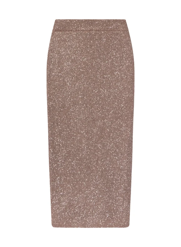 Women A.L.C. Knitwear | Bottoms>Dana Metallic Knit Midi Skirt