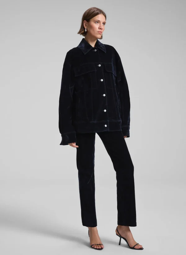 Women A.L.C. Jackets & Coats>Dean Velvet Jacket