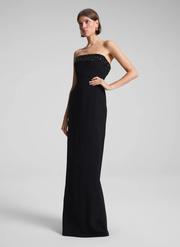 Women A.L.C. Dresses>Elizabeth Strapless Embellished Gown
