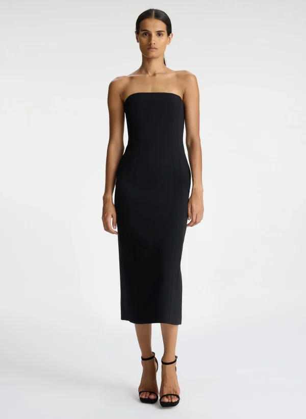 Women A.L.C. Dresses>Elizabeth Strapless Midi Dress