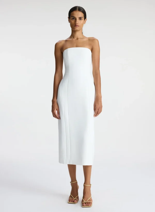 Women A.L.C. Dresses>Elizabeth Strapless Midi Dress
