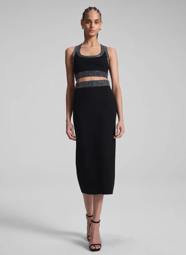 Women A.L.C. Tops | Knitwear>Elle Sequined Embellished Bra