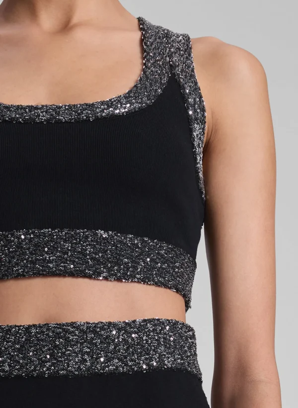 Women A.L.C. Tops | Knitwear>Elle Sequined Embellished Bra