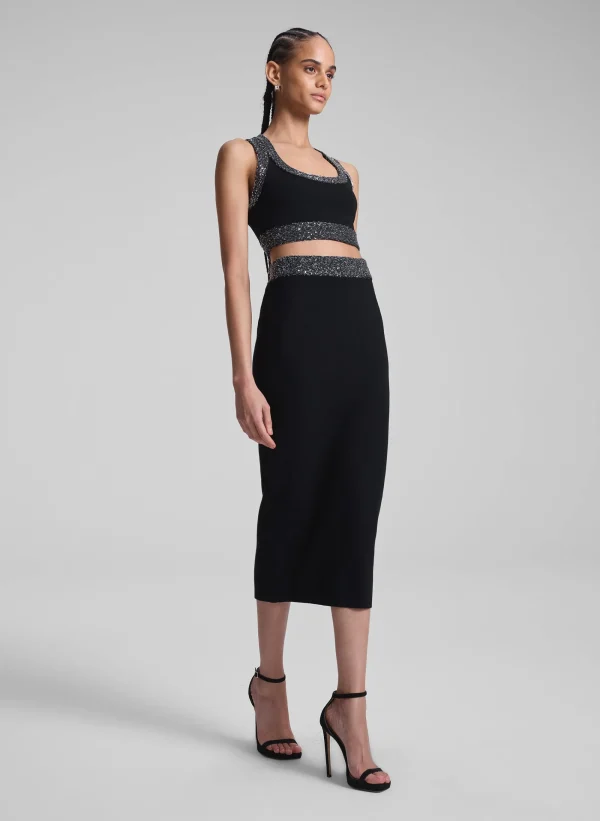 Women A.L.C. Tops | Knitwear>Elle Sequined Embellished Bra