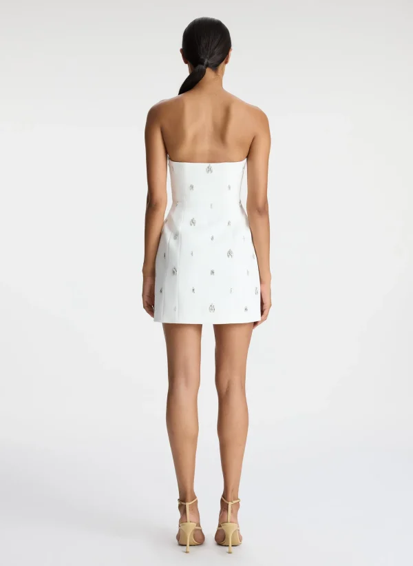 Women A.L.C. Dresses>Elsie Strapless Embellished Mini Dress
