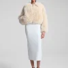 Women A.L.C. Jackets & Coats>Esme Embellished Faux Fur Jacket