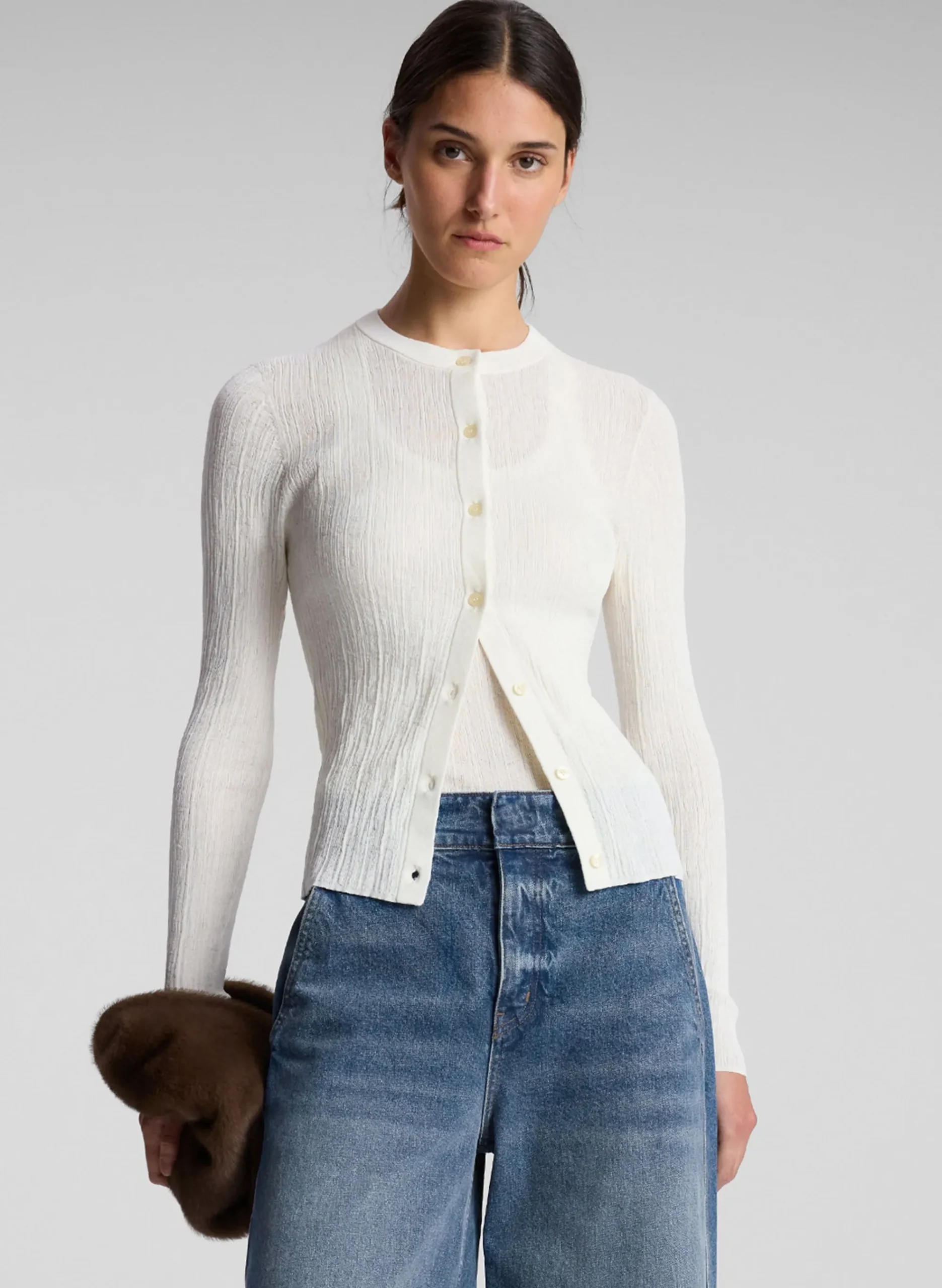 fisher_fine_cotton_cardig_0.webp Women A.L.C. Tops | Sweaters>Fisher Fine Cotton Cardigan