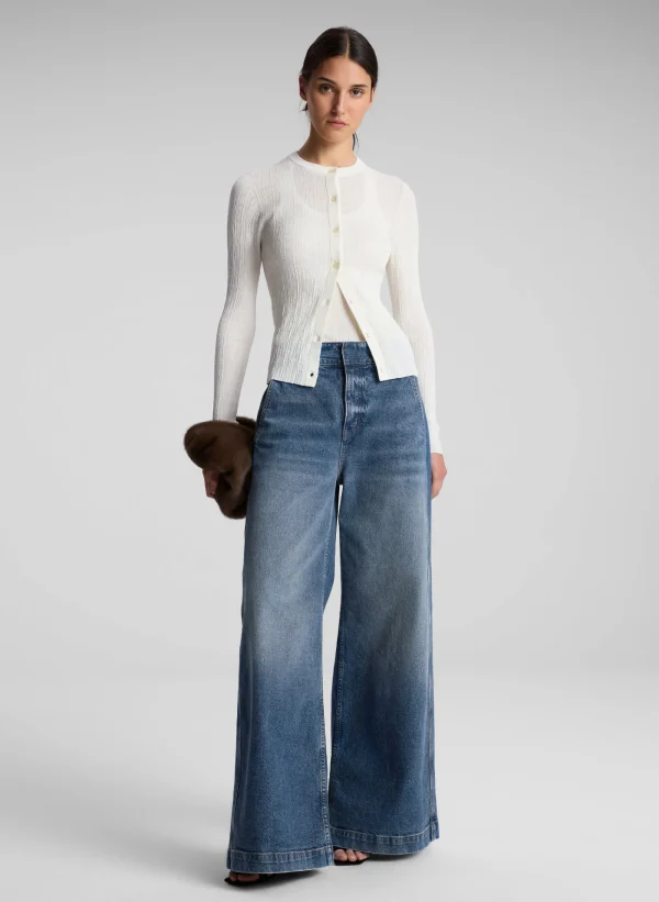 Women A.L.C. Tops | Sweaters>Fisher Fine Cotton Cardigan
