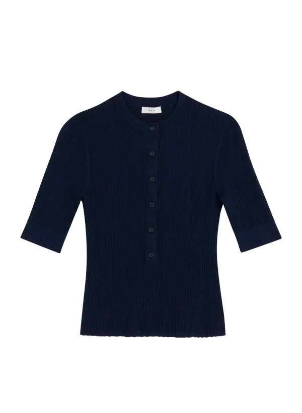 Women A.L.C. Tops | Knitwear>Fisher Fine Cotton Knit Top