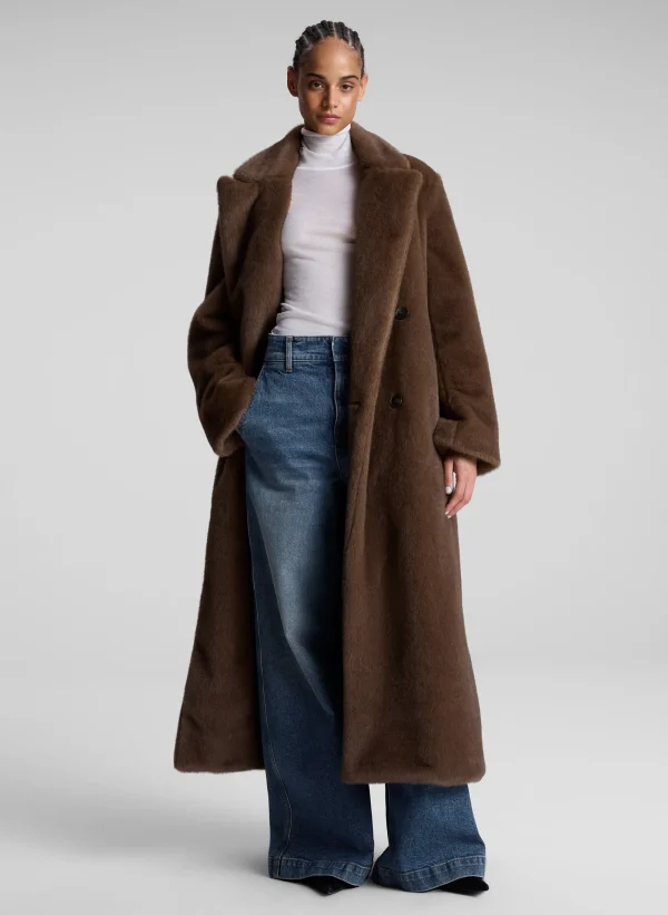 Women A.L.C. Jackets & Coats>Franklin Faux Fur Coat