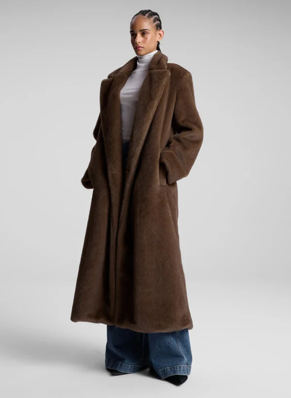 Women A.L.C. Jackets & Coats>Franklin Faux Fur Coat