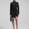 Women A.L.C. Dresses>Georgia Satin Mini Dress