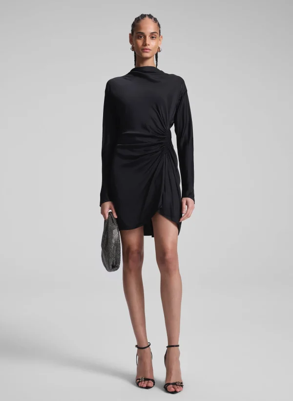 Women A.L.C. Dresses>Georgia Satin Mini Dress