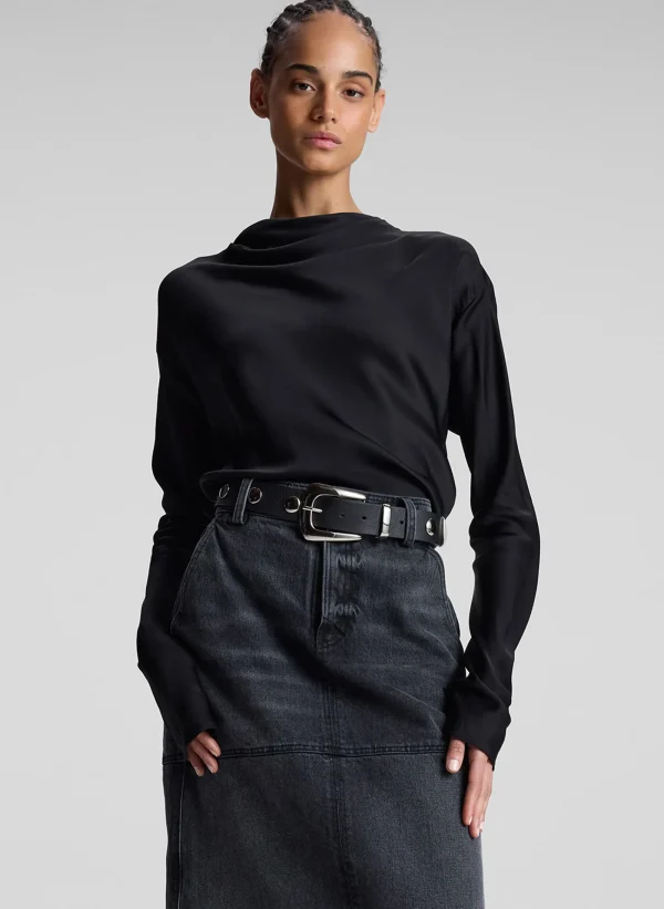 Women A.L.C. Tops>Georgia Satin Top